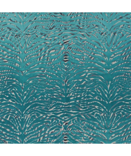 Tissu Soft Pantigre - Turquoise à prix réduit toute l'année