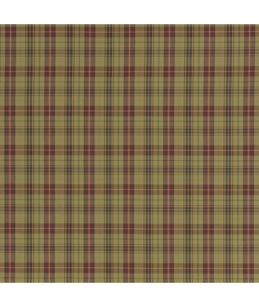 Tissu RL Kensington Tartan - Tan livraison gratuite