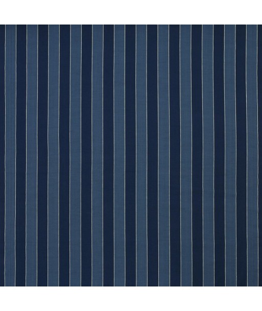 Tissu RL Nikko Stripe Indigo Fin de série