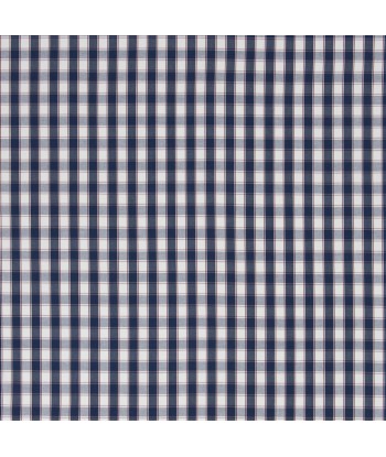 Tissu RL Saybrook Check - Navy brillant des détails fins