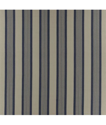 Tissu RL Tack House Stripe - Indigo Pour