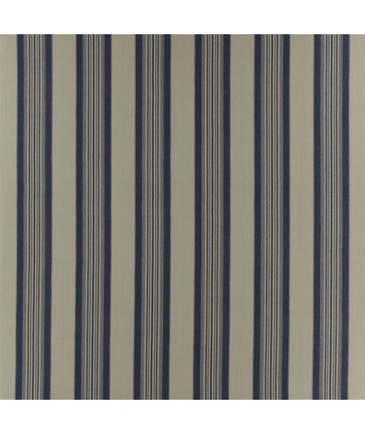 Tissu RL Tack House Stripe - Indigo Pour