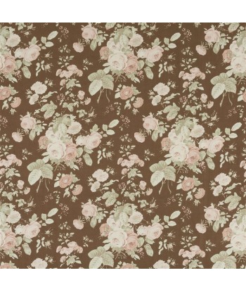 Tissu RL Tallulah Floral Chocolate Economisez 