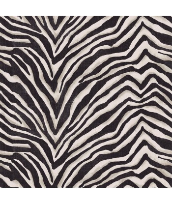 Tissu RL Terranea Zebra Ebony rembourrage situé sous