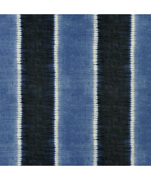 Tissu RL Toc Vers Stripe Indigo une grave pollution 