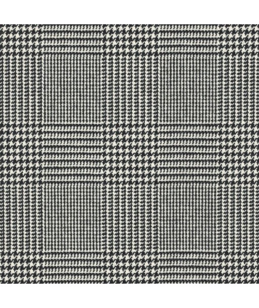 Tissu RL Wessex Glen Plaid Black/white l'évolution des habitudes 