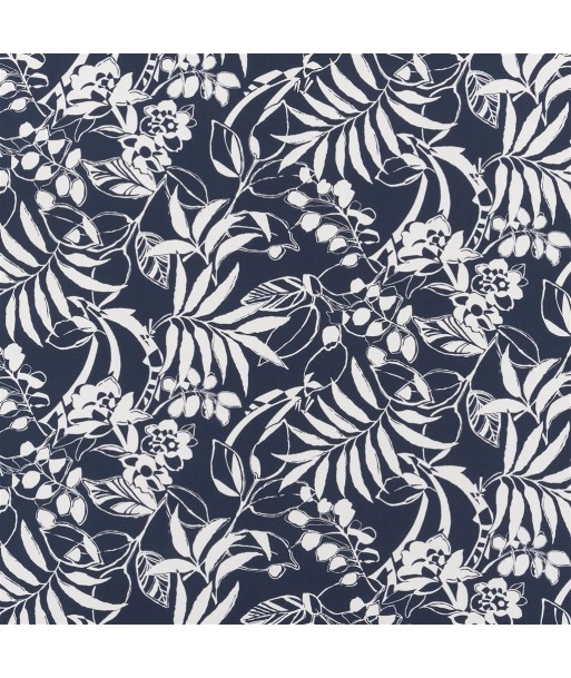 Tissu RL Westinghouse Floral - Resort Navy Amélioration de cerveau avec