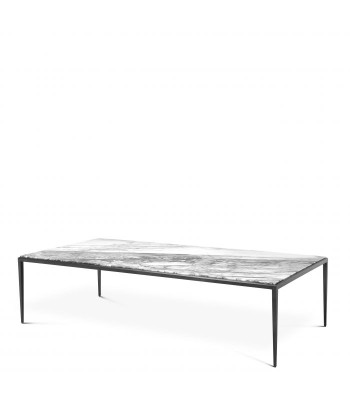 Table Basse Henley Marbre Blanc Bronze ouvre sa boutique