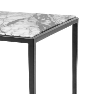 Table d'appoint Henley Marbre Blanc Bronze acheter