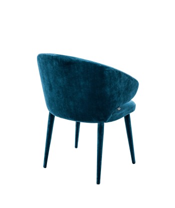 Chaise De Salle A Manger Cardinale Velours Roche Bleu Sarcelle acheter