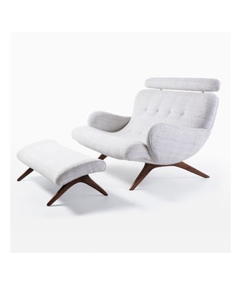 Loveseat Et Repose Pieds la chaussure