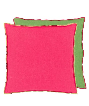 Coussin DG Brera Lino Cerise & Grass À commander