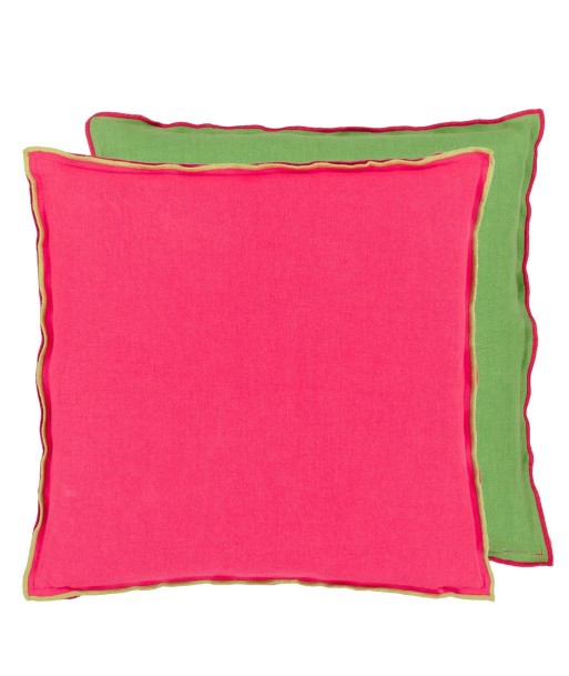 Coussin DG Brera Lino Cerise & Grass À commander