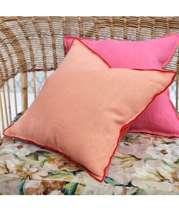 Coussin DG Brera Lino Hibiscus & Peach Linen 50% de réduction en Octobre 2024