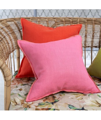 Coussin DG Brera Lino Nasturtium & Papaya Linen Economisez 