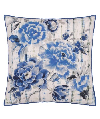 Coussin DG Kyoto Flower Indigo de pas cher