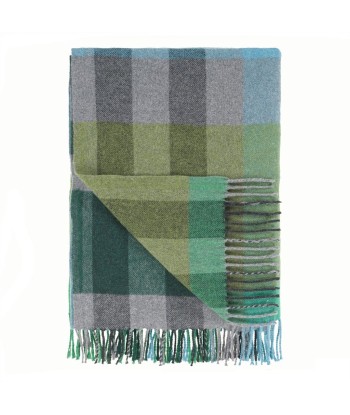 Plaid Tissé Bampton Emerald livraison gratuite