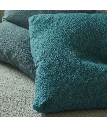 Tissu Mezan Stretto Teal Véritable concentré