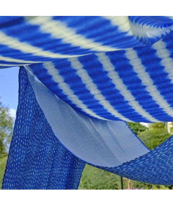 Tissu Cirebon Outdoor Cobalt france