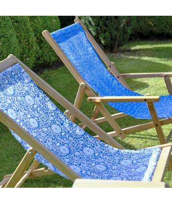 Tissu Cirebon Outdoor Cobalt france