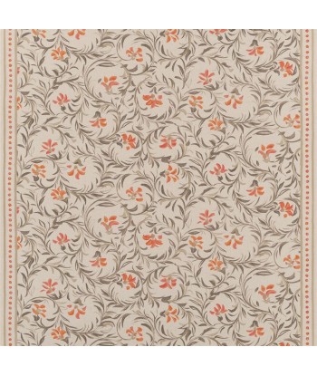 Tissu Fleur Indienne Saffron pas cher 