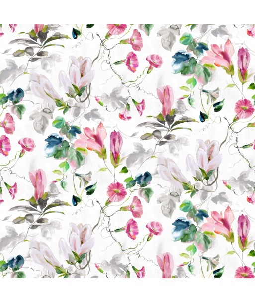 Tissu Japanese Magnolia Fuchsia Par le système avancé 