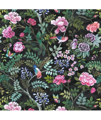 Tissu Porcelaine De Chine Velours Noir Comparez et commandez 