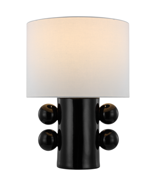 Lampe Tiglia basse Noire soldes