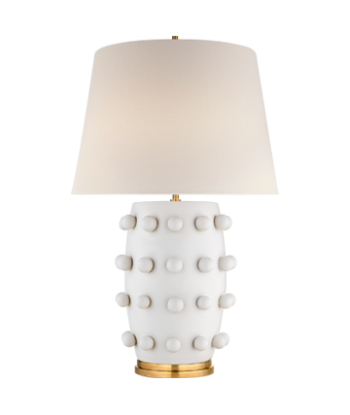 Lampe Linden Medium Plâtre Blanc Venez découvrir notre 