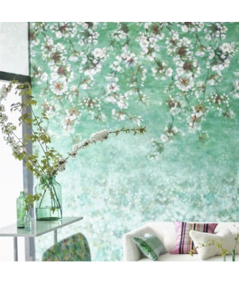 Papier Peint Assam Blossom Emerald En savoir plus