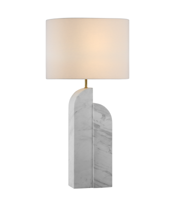 Lampe Savoye Droite Marbre Blanc pour bénéficier 