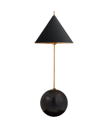 Lampe d'appoint Cleo Orb Noire Laiton l'achat 