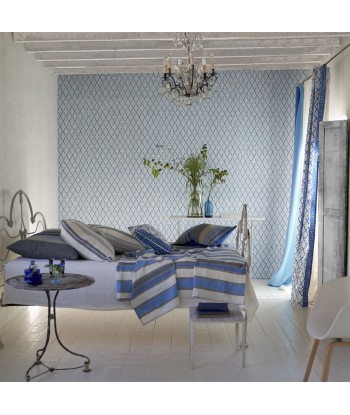 Papier Peint Pergola Trellis Cobalt livraison et retour toujours gratuits