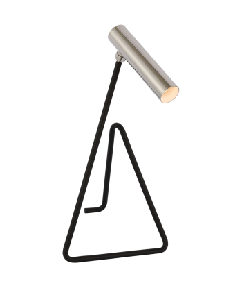 Lampe Flesso Noir Mat et Nickel solde