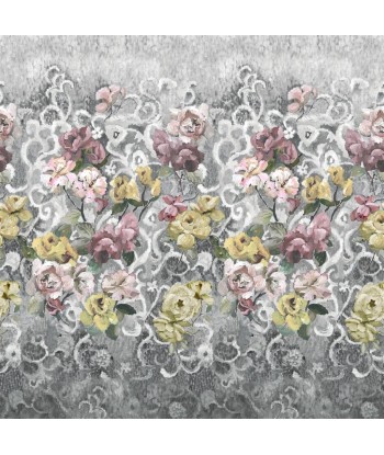 Papier Peint Tapestry Flower Platinum france