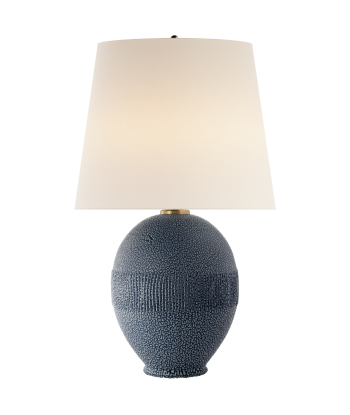 Lampe Toulon Porcelaine Bleu Perlé sur le site 