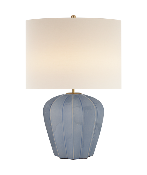 Lampe Pierrepont Bleu Polaire Craquelé Les magasins à Paris