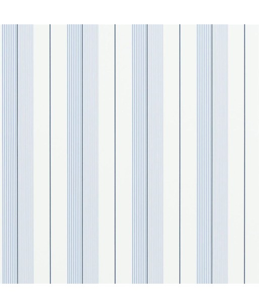 Papier Peint RL Aiden Stripe - Blue / Navy / White Jusqu'à 80% De Réduction