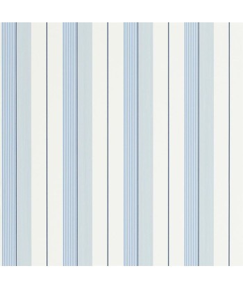 Papier Peint RL Aiden Stripe - Blue/white Amélioration de cerveau avec