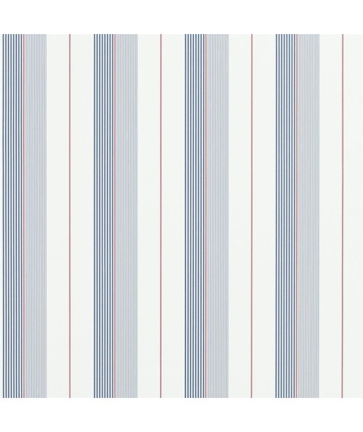 Papier Peint RL Aiden Stripe - Navy/red/white vous aussi creer 