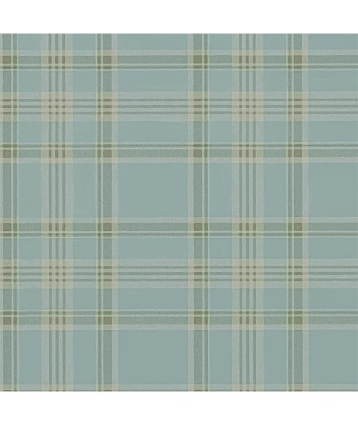 Papier Peint RL Deerpath Trail Plaid Mist français