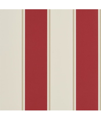 Papier Peint RL Mapleton Stripe - Vermilion pas cher