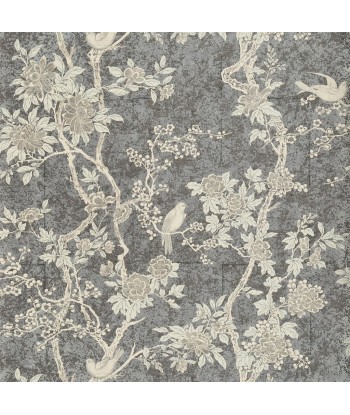 Papier Peint RL Marlowe Floral - Gunmetal livraison et retour toujours gratuits