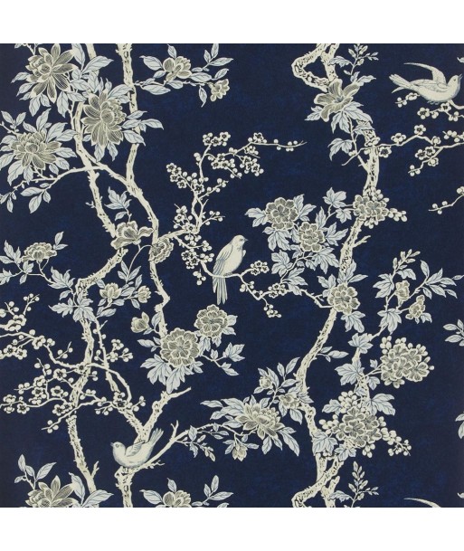 Papier Peint RL Marlowe Floral - Prussian Blue sur le site 