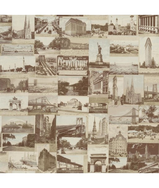 Papier Peint RL New York Postcard Sepia de technologie