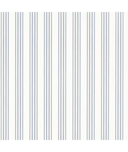 Papier Peint RL Palatine Stripe - Porcelain Blue pas cher 