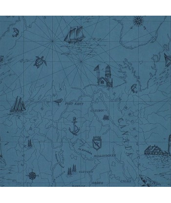 Papier Peint RL Shipping Lanes Map - Atlantic JUSQU'A -70%! 