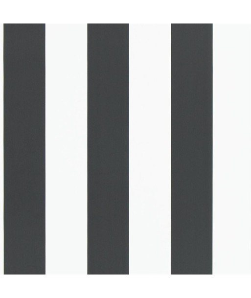 Papier Peint RL Spalding Stripe - Black / White Jusqu'à 80% De Réduction