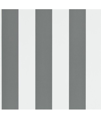 Papier Peint RL Spalding Stripe - Grey White pas chere