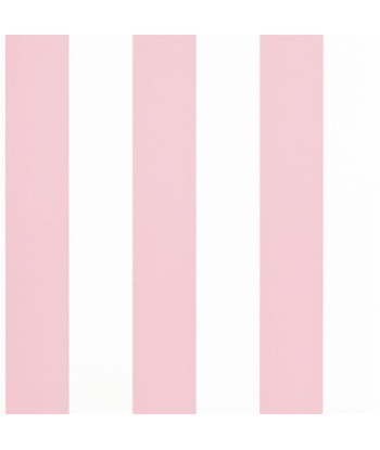 Papier Peint RL Spalding Stripe - Pink / White de France